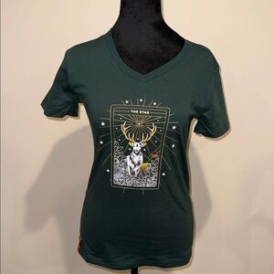 jagermeister “the stag” V-neck T-shirt sz M - NWOT